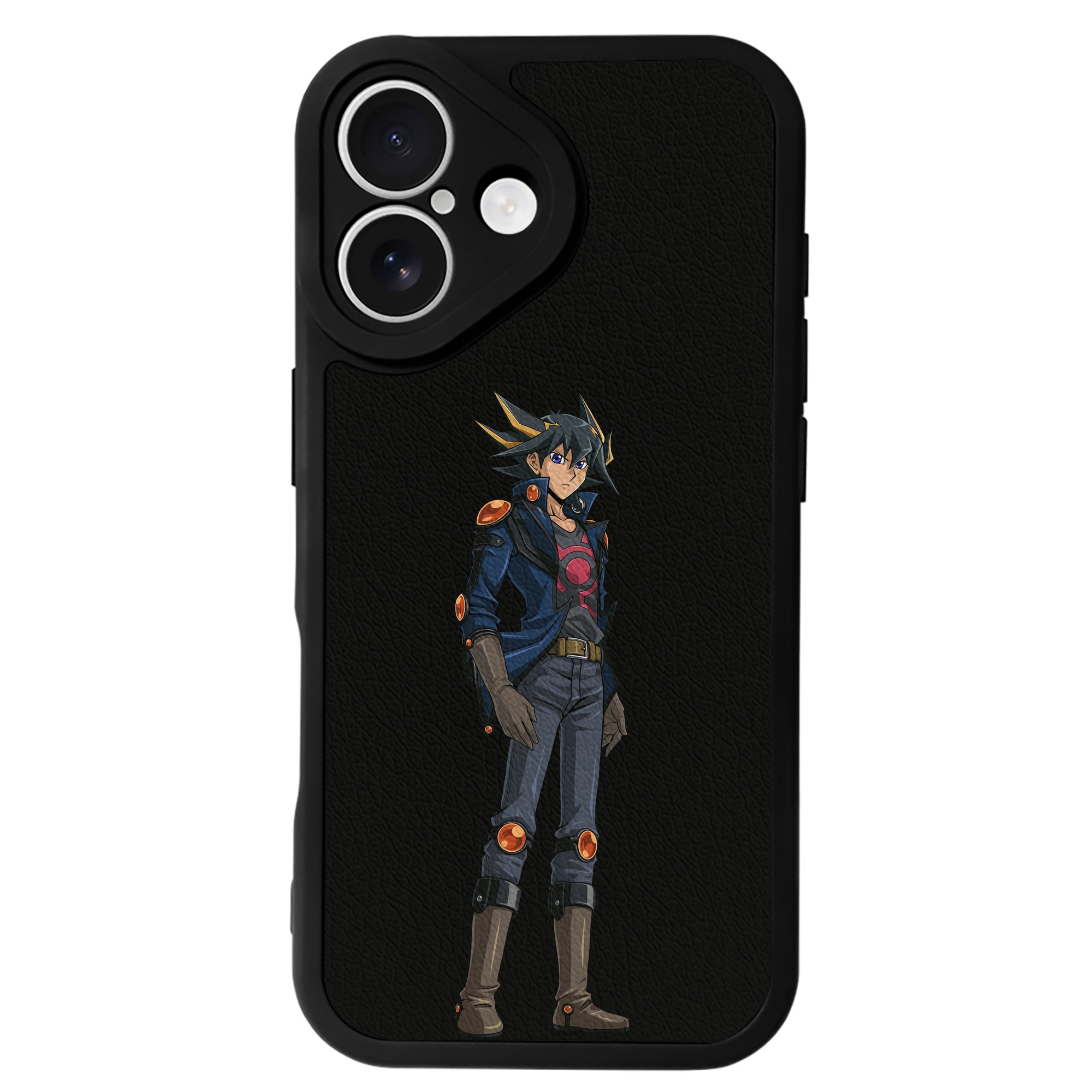 遊☆戯☆王 Yu-Gi-Oh! 【iPhone 16シリーズ対応】シリコンスマホケース（レザー調） 材質：シリコン